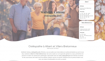 Mathilde Catteau, une ostéopathe pédiatre expérimentée près d'Amiens