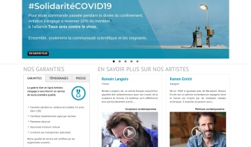 artistics, galerie d'art contemporain en ligne fiable et sécurisé