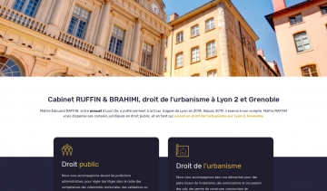 Cabinet RUFFIN & BRAHIMI : des experts en droit de l'urbanisme à Lyon