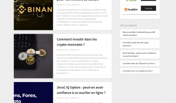 Blog de Forex, site d’actualité des marchés financiers