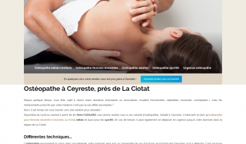 Remi-cazalens-osteopathe.fr : ostéopathe à Ceyreste, un service de qualité