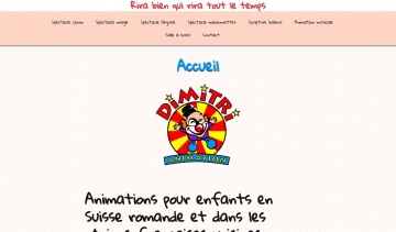 Dimitri animation : spécialiste des divertissements pour enfants à Genève