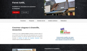 Ferret SARL : couvreur ziguer à Granville et dans les environs