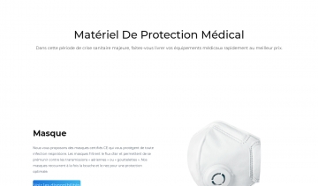 Achat d'équipement de protection médical