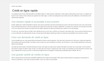 Crédit, votre guide complet d'obtention de crédit en ligne 