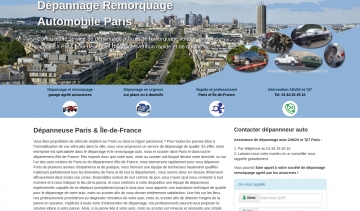 Dépannage et remorquage Auto Paris