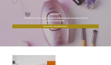 Skini.fr, vente et expédition du meilleur épilateur laser pour les épilations douces 