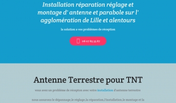 Installateur, réparateur et monteur d’antenne et de parabole à Lille