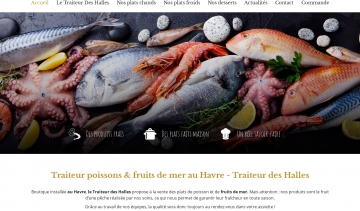 Le-traiteur-des-halles.fr, portail web de Traiteur des Halles