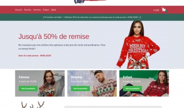 Pull Noël, boutique en ligne des pulls moches pas cher