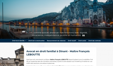 Avocat Le Boutte, portail web de votre avocat en droit du travail à Dinant