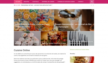 Cuisine Online : Meilleur site dédié aux équipements et recettes de cuisine 