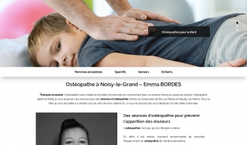 Emma Bordes, votre ostéopathe à Noisy-Le-Grand
