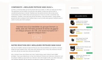 Friteuse, comparatif et guide d'achat des meilleures friteuses sans huile