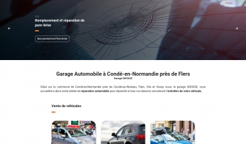 GARAGE GROSSE : garage automobile à Condé-en-Normandie près de Flers