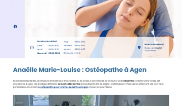 Osteopathe Marie-Louise, portail web de votre ostéopathe à Agen