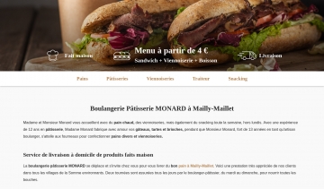 Boulangerie Monard: pour la commande de vos gâteaux à Mailly-Maillet