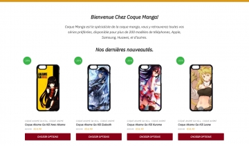 Coque Manga, spécialiste des coques mobiles inspirées d’animes et de mangas