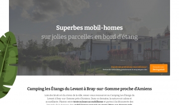 Camping haut de gamme avec mobil-homes à Bray-sur-Somme