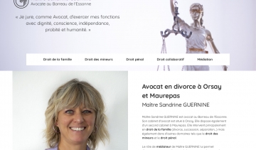 Maître Sandrine Guernine, avocate au Barreau de l'Essonne