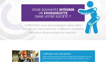 Cobo4you:  pour la conception de votre exosquelette