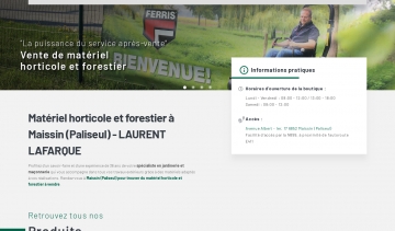 Entreprise de vente des matériels horticoles, forestiers et de construction