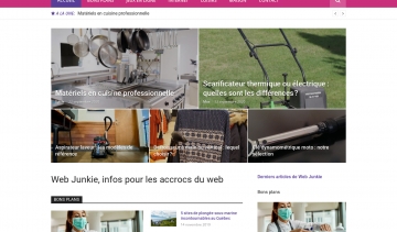 Webjunkie, le guide des informations utiles au quotidien