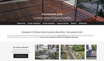 Alain STORMS, meilleur artisan ferronnier expérimenté à Woluwe-Saint-Lambert