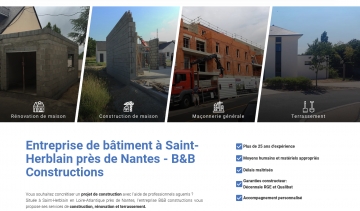 B & B Constructions : entreprise de construction et de rénovation à près de Nantes