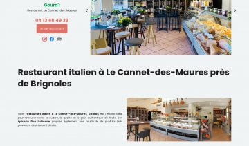 Gourd'I : Meilleur restaurant italien à Le Cannet-des-Maures près de Brignoles