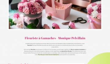 Monique Pelvillain fleuriste, réalisation de compositions florales