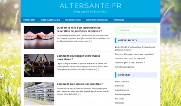 Alter Santé, le blog sur le bien-être et la santé