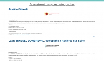 Quel Ostéo, blog et annuaire sur l'ostéopathie