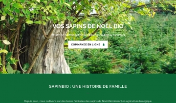 Sapinbio.com, vente en ligne des sapins de Noël bios en France 