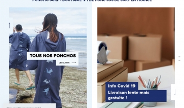 ponchosurf.fr, la boutique en ligne des ponchos de surf en France