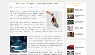 Ma chaussure.fr, comparateur de chaussure en ligne