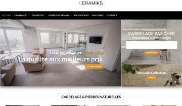 CERAMIKS, le spécialiste du carrelage d'intérieur et d'extérieur 