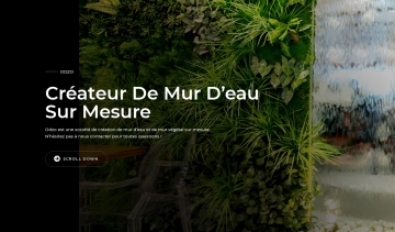 mur d'eau sur mesure 