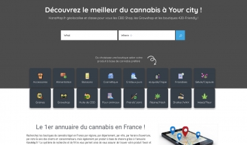 KanaMap, annuaire de boutiques en ligne de CBD en France