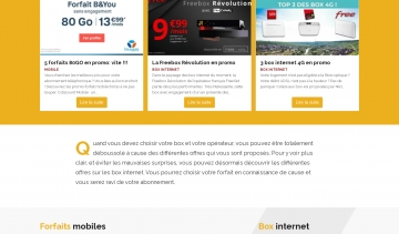 Promo-Forfait, tout pour trouver des forfaits à bas prix