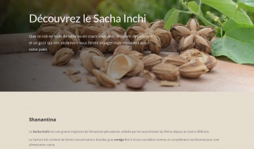 Shanantina : vente de produits à base de Sacha Inchi 