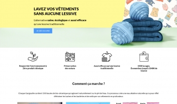 Les Gargouilles, lavez vos vêtements sans aucune lessive 