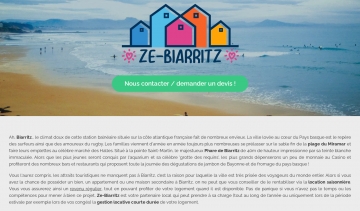 Ze Biarritz, conciergerie en location airbnb au Pays Basque