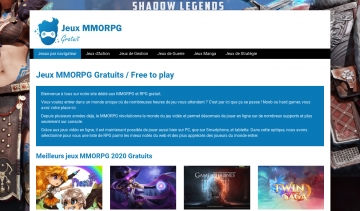 Jeux MMORPG gratuit, guide web des meilleurs jeux vidéo en ligne