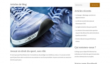 Droit Sport : blog de conseils et d'informations sur le droit du sport