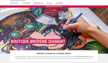 Broderie Diamant France, meilleur site pour commander une broderie diamant 