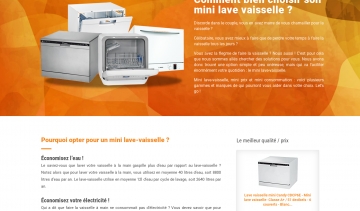 Comparatif des meilleurs mini lave-vaisselles