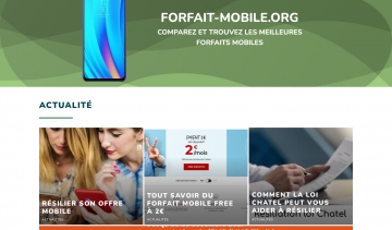 Forfait Mobile, le site des infos et des bonnes affaires