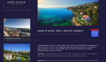 Ange d'Azur, agence immobilier de luxe sur la Cote d'Azur