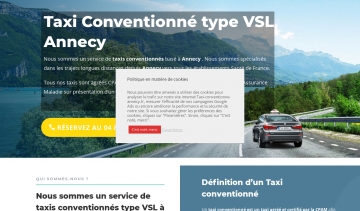 Taxi conventionné à Annecy, service de transport pour malades